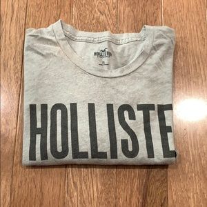 Hollister Grey Short Sleeve Men